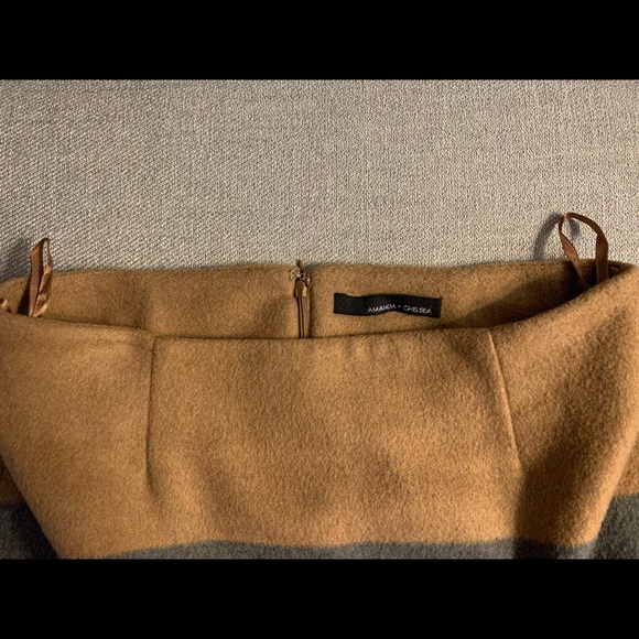 AMANDA + CHELSEA Color Block Mini Pencil Skirt - Picture 4 of 5